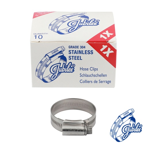 [TIM111154] Jubilee Clip Stainless Steel 30-40mm