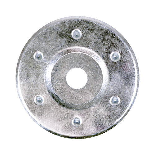 [TIM111381] Large Metal Insulation Discs Silver - 85mm