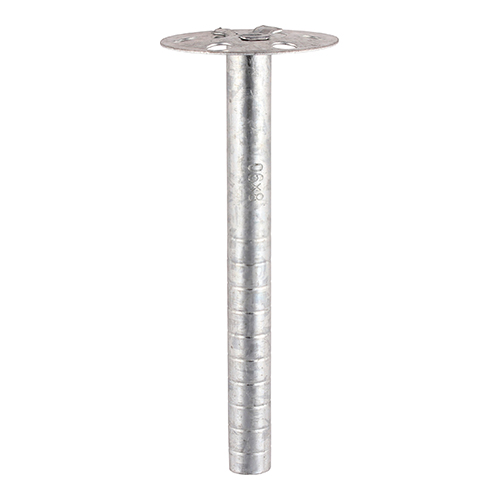[TIM111390] Metal Insulation Fixings Silver - 8.0 x 90
