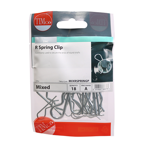 [TIM111393] Mixed R Spring Clips - Mixed