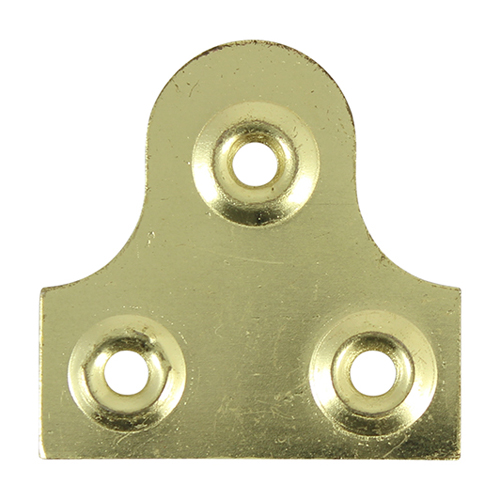[TIM171034] Mirror Plates Plain Electro Brass - 32mm