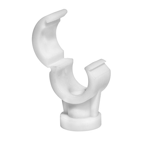 [TIM111504] Quick Lock Single Pipe Clips White  - 22mm