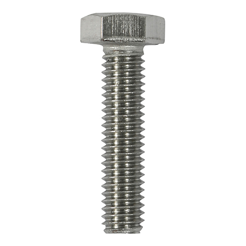 [TIM111587] Set Screws DIN933 A2 Stainless Steel - M6 x 16