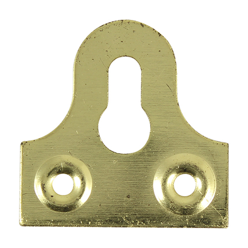 [TIM171098] Mirror Plates Slotted Electro Brass - 32mm