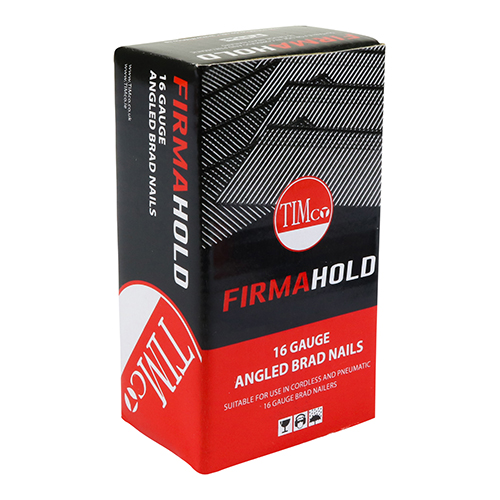 [TIM1300026] TIMCO FirmaHold Collated 16 Gauge Angled Galvanised Brad Nails - 16g x 50