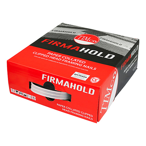 [TIM1300208] TIMCO FirmaHold Collated Clipped Head Ring Shank Bright Nails - 3.1 x 75