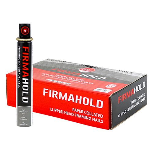 [TIM1300284] TIMCO FirmaHold Collated Clipped Head Ring Shank A2 Stainless Steel Nails & Fuel Cells - 2.8 x 63/1CFC