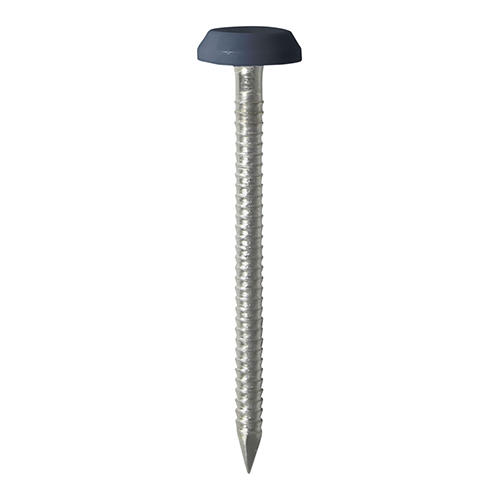 [TIM1300549] TIMCO Polymer Headed Nails A4 Stainless Steel Anthracite Grey - 65mm