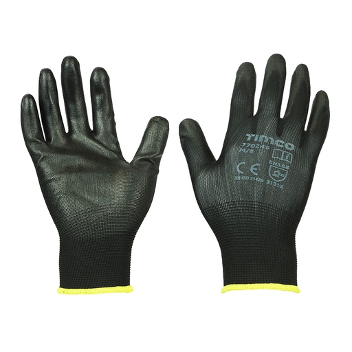 [TIM160025] Durable Grip PU Coated Polyester Gloves - Medium