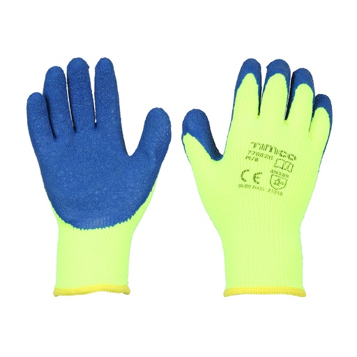 [TIM160068] Warm Grip Crinkle Latex Coated Polyester Gloves - Medium