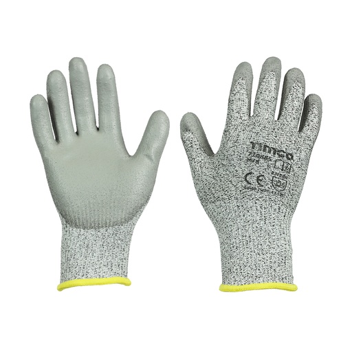 [TIM160075] High Cut PU Coated HPPE Fibre with Glass Fibre Gloves - Medium