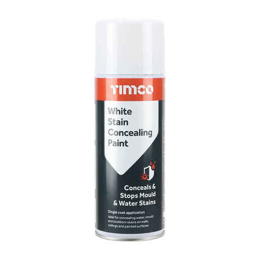 [TIM120049] <div><font color=black>White Stain Concealing Paint 400ml</font></div>