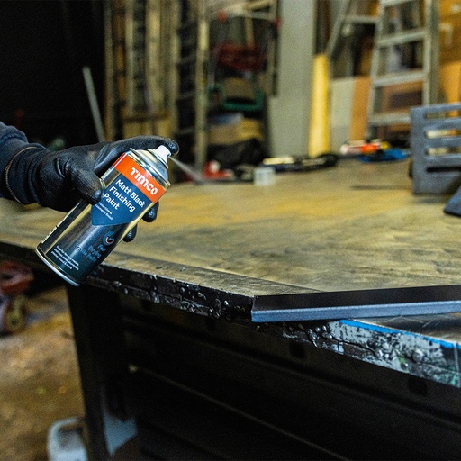 [TIM120062] Finishing Paint Matt Black - 380ml