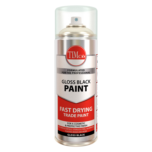 [TIM120065] Finishing Paint Gloss Black - 380ml