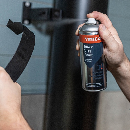 [TIM120078] VHT Paint Black - 380ml