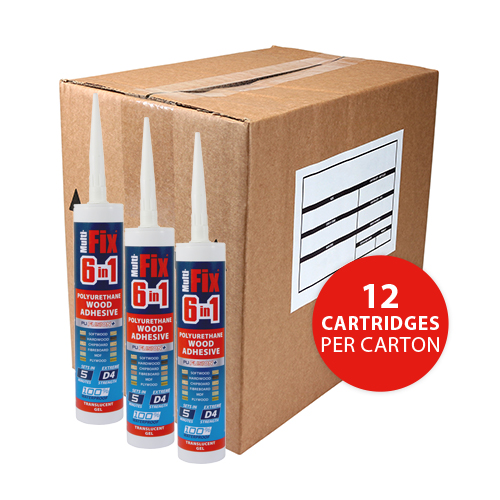 [TIM120080] 6 in 1 PU Wood Adhesive 5 Minutes Translucent Gel - 310ml