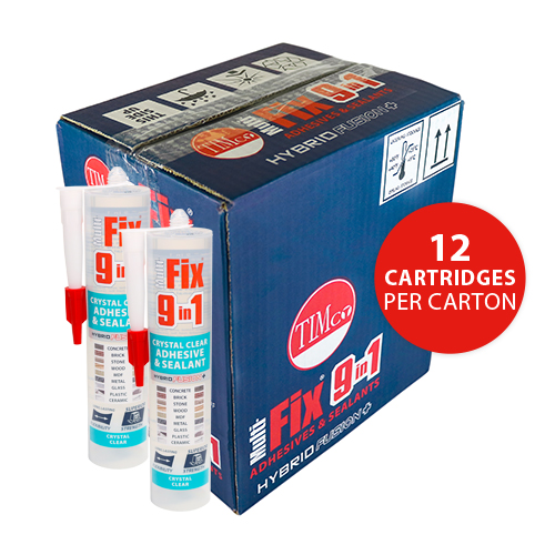 [TIM120091] 9 In 1 Adhesive & Sealant Crystal Clear - 290ml