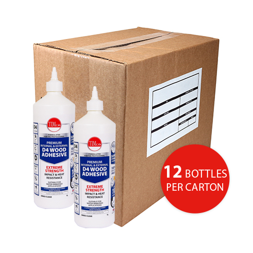 [TIM120097] Premium Internal & External D4 Wood Adhesive - 1L