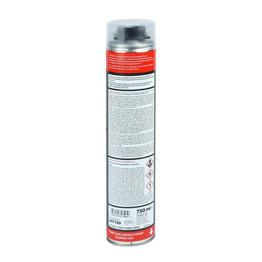 [TIM120105] Fill & Fix Fire Rated Expanding PU Foam B1 Gun Grade - 750ml