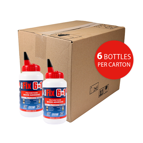 [TIM120107] 6 in 1 PU Wood Adhesive 30 Minutes Liquid Brown - 750g