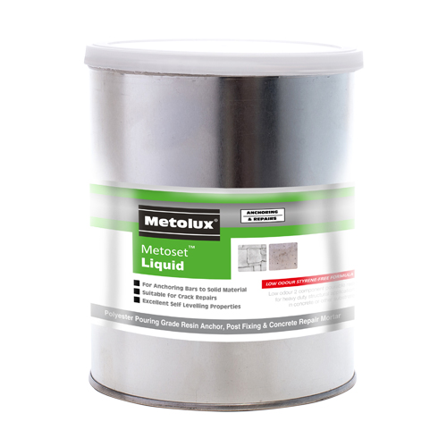 [TIM120156] Metolux 2 Part Metoset Liquid Mortar Grey - 1kg