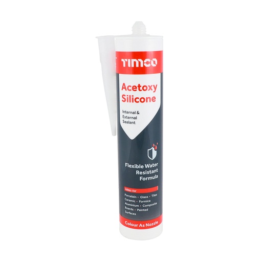 [TIM120164] Acetoxy Silicone Sealant Clear - 300ml