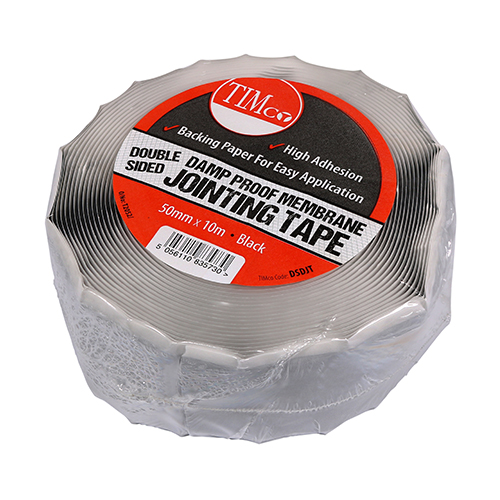 [TIM180219] Double Sided Damp Proof Membrane Jointing Tape - 10m x 50mm