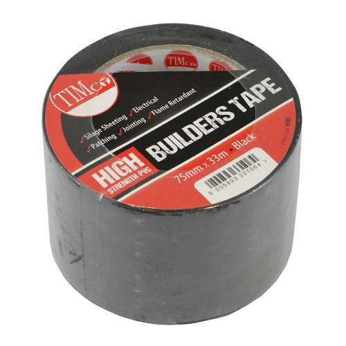 [TIM180230] High Strength PVC Builder's Tape - 33m x 75mm