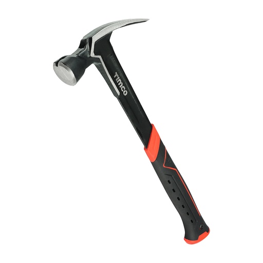 [TIM140028] Professional Claw Hammer, Straight XL Claw Hammer with Vibration Control and Magnetic Nail Starter - 160z