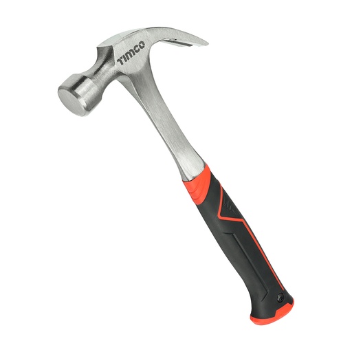 [TIM140029] One Piece Claw Hammer, Curved Single Piece High Strength Anti-Shock Smooth Face Hammer - 160z