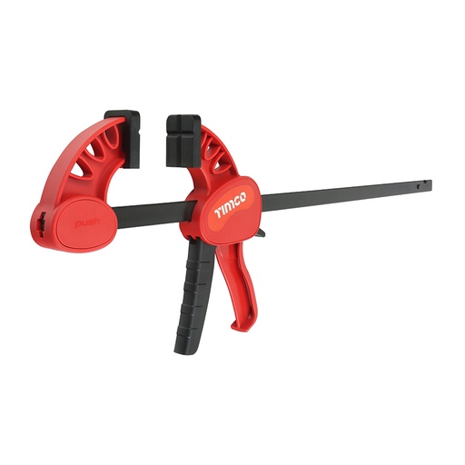 [TIM140050] Quick Change Bar Clamp, Two Piece Set, Heavy Duty 135kg Quick Release Woodworking Clamp, One Handed Clamp - 18" / 450mm Clamping Capacity