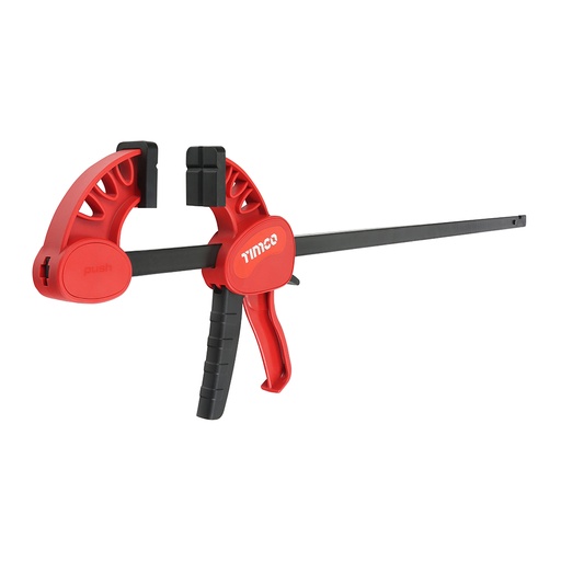 [TIM140051] Quick Change Bar Clamp, Two Piece Set, Heavy Duty 135kg Quick Release Woodworking Clamp, One Handed Clamp - 24" / 600mm Clamping Capacity