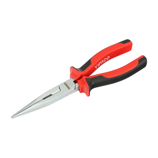 [TIM140087] Long Nose Pliers, Multi-purpose Long Nose Grips & Cutters with Soft Grip Handles - 8" / 200mm