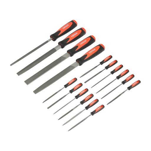 [TIM140156] File & Needle File Set - 16 Pieces