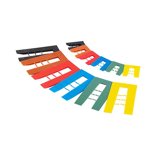 [TIM180384] Assorted Horseshoe Shims - 1.0 - 6.0mm