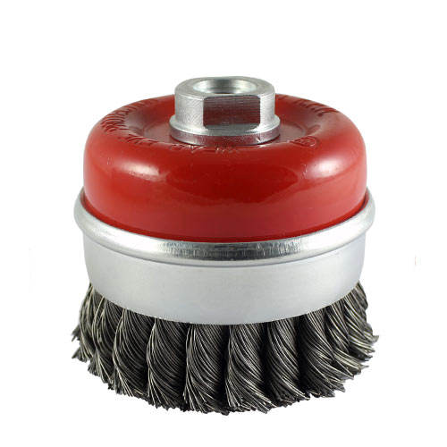 [TIM150011] Angle Grinder Cup Brush Twisted Knot Steel Wire - 100mm
