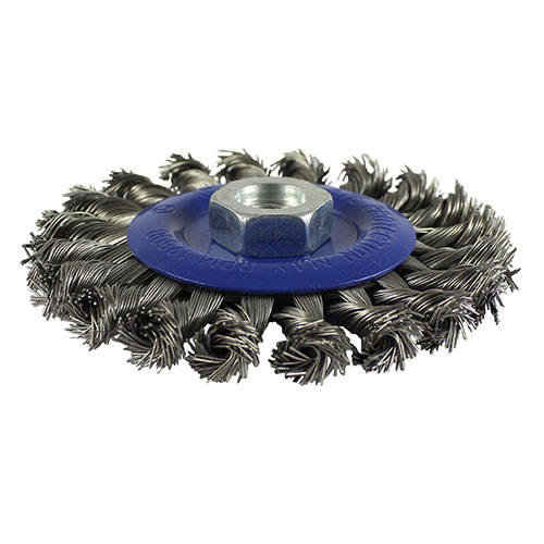 [TIM150027] Angle Grinder Wheel Brush Twisted Knot Stainless Steel - 115mm