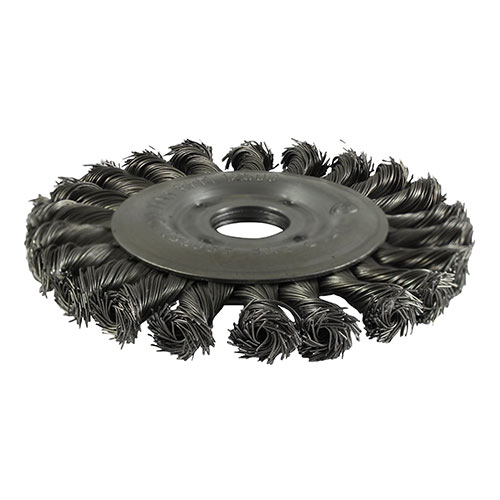 [TIM150031] Wheel Brush Twisted Knot Steel Wire - 125mm
