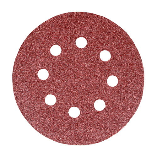 [TIM150090] Random Orbital Sanding Discs 60 Grit Red - 150mm