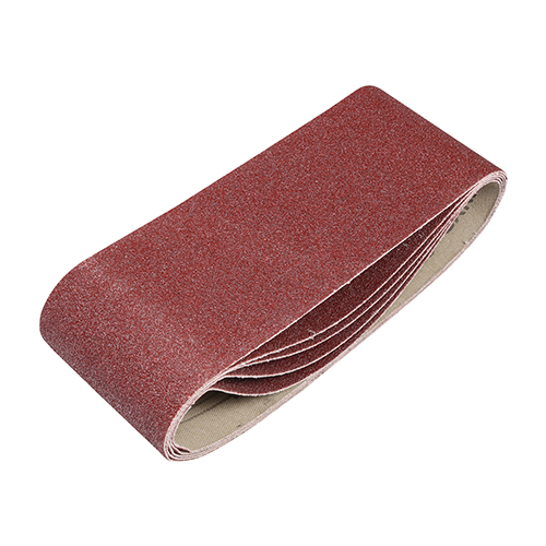 [TIM150108] Sanding Belts 120 Grit Red - 75 x 457mm