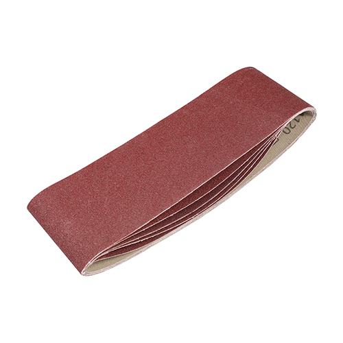 [TIM150130] Sanding Belts 120 Grit Red - 75 x 533mm