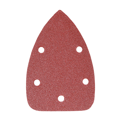 [TIM150136] Detail Sanding Pads 80 Grit Red - 95 x 136mm