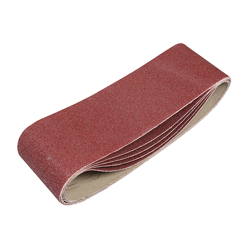 [TIM150139] Sanding Belts 80 Grit Red - 75 x 533mm