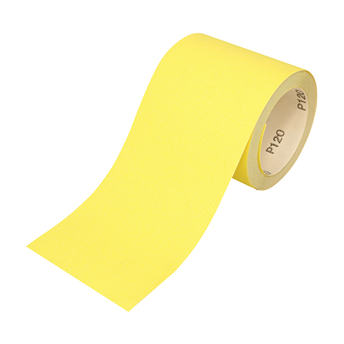 [TIM150149] Sandpaper Roll 80 Grit Yellow - 115mm x 10m
