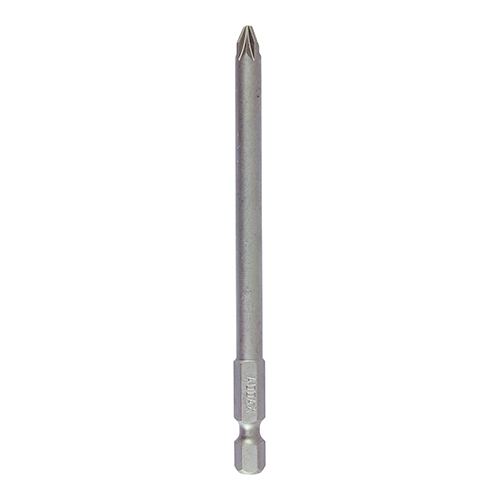 [TIM150165] Phillips Driver Bit S2 Grey - No.2 x 100