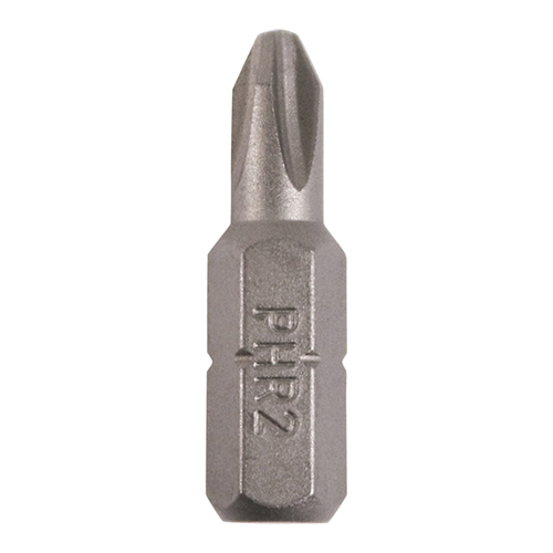 [TIM150168] Phillips Driver Bit S2 Grey - No.2 x 25