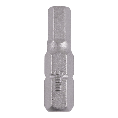 [TIM150231] Hex Driver Bit S2 Grey - 5.0 x 25