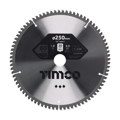 [TIM150284] Circular Saw Blade - 250 x 30 x 80T