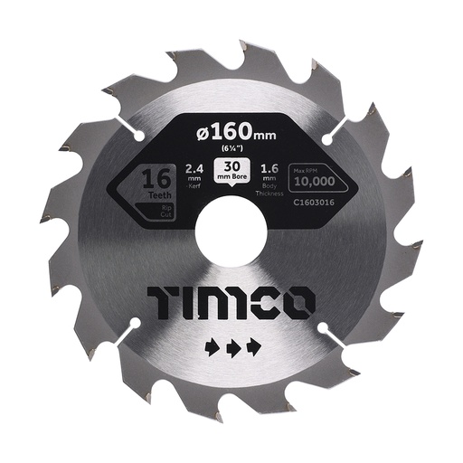 [TIM150532] Circular Saw Blade General Purpose Coarse/Medium - 160 x 30 x 16T