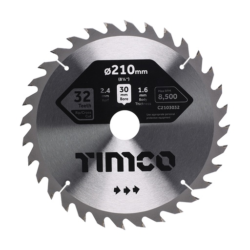 [TIM150542] Circular Saw Blade General Purpose Coarse/Medium - 210 x 30 x 32T